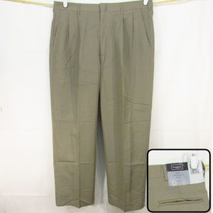 Haggar Knox Dress Pants Sz 36/29 Taupe Classic Fit